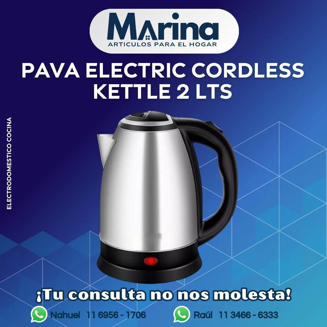 Pava Electric Cordless Kettle 2 L